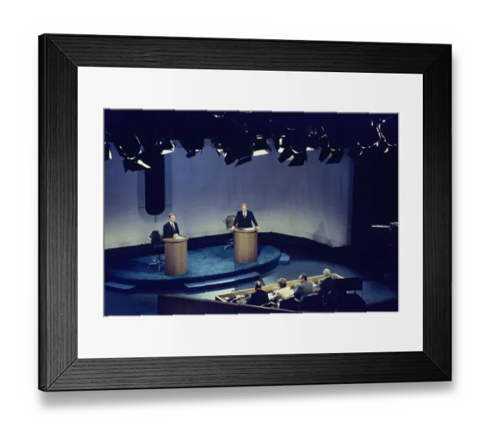Framed Print : Carter-Ford Debate