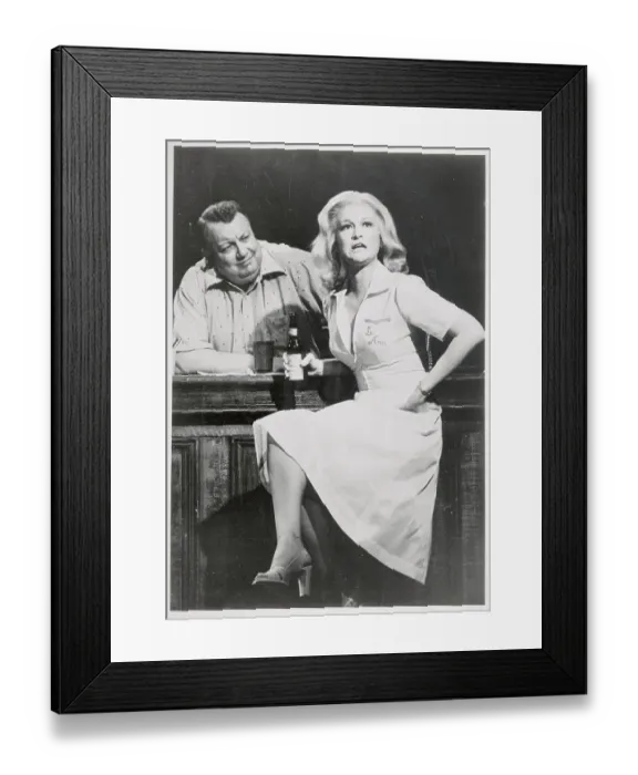 Framed Print : Diane Ladd And Man On Stage Framed Print : Diane Ladd And Man On Stage