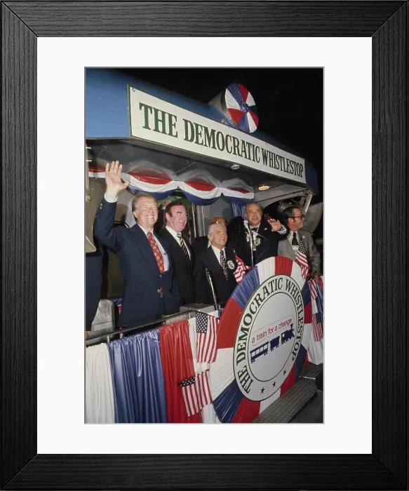 Framed Print : Presidential Candidate Jimmy Carter Framed Print : Presidential Candidate Jimmy Carter