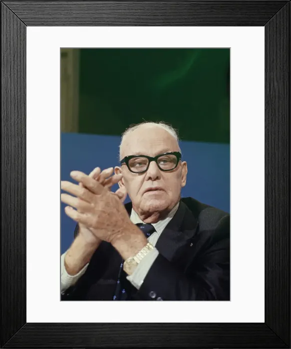 Framed Print : Labor Union Leader George Meany Framed Print : Labor Union Leader George Meany