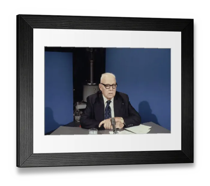 Framed Print : Labor Union Leader George Meany Framed Print : Labor Union Leader George Meany