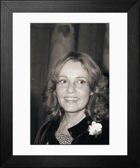Framed Print : Smiling Jeanne Moreau Framed Print : Smiling Jeanne Moreau
