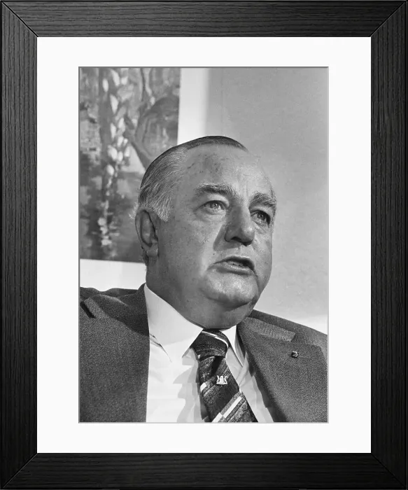 Framed Print : South Africa's Prime Minister J. Vorste Framed Print : South Africa's Prime Minister J. Vorste