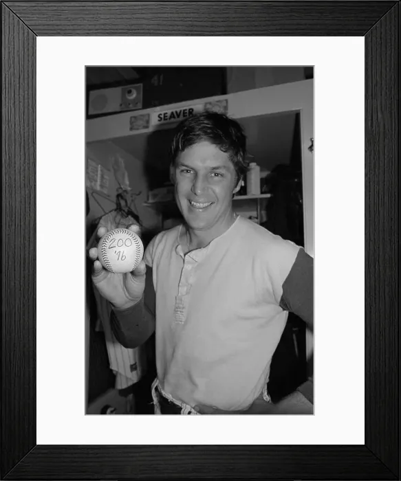 Framed Print : Tom Seaver Holding Baseball Framed Print : Tom Seaver Holding Baseball