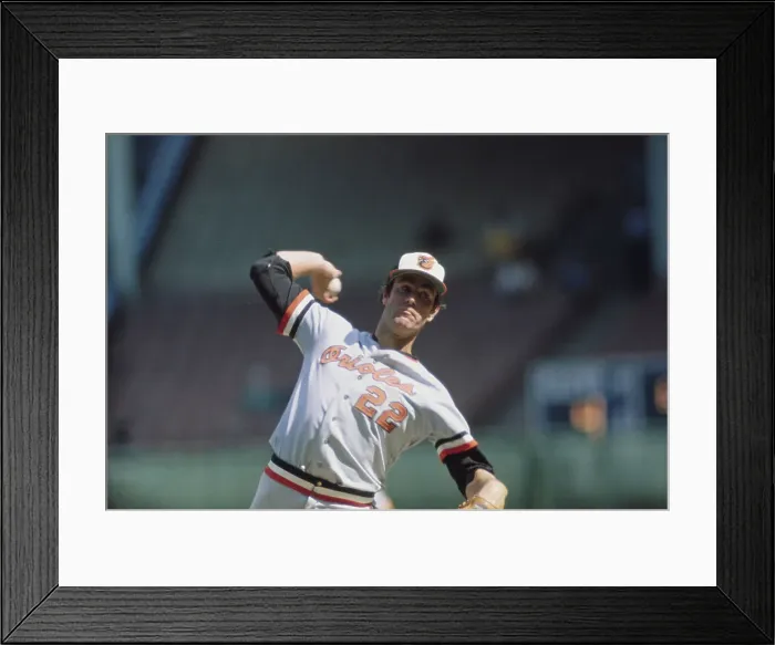 Framed Print : Baseball Player Jim Palmer