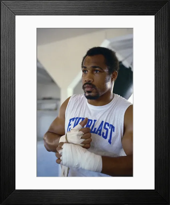 Framed Print : Ken Norton at Camp