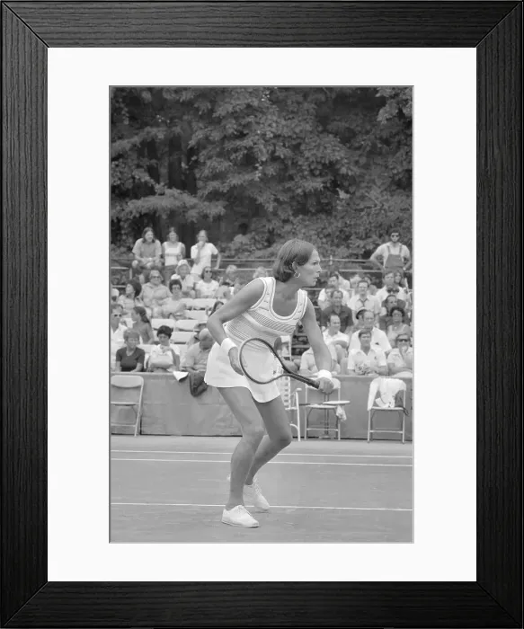 Framed Print : Renee Richards Playing Tennis Framed Print : Renee Richards Playing Tennis