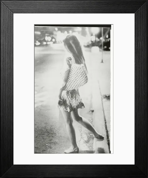 Framed Print : Policewoman Posing as Prostitute Framed Print : Policewoman Posing as Prostitute