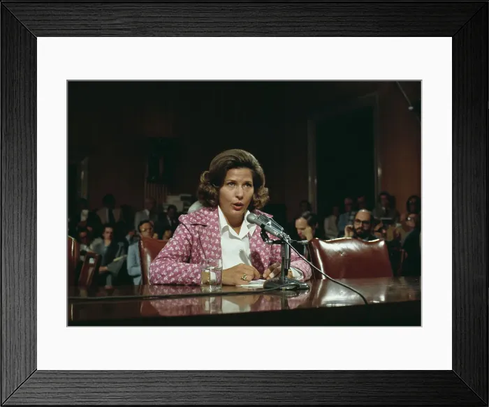 Framed Print : White House Press Official Margita White Framed Print : White House Press Official Margita White