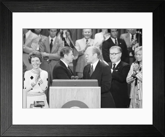 Framed Print : Ronald Reagan and Gerald Ford Framed Print : Ronald Reagan and Gerald Ford