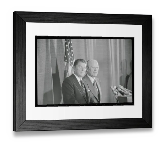 Framed Print : Ronald Reagan and Gerald Ford