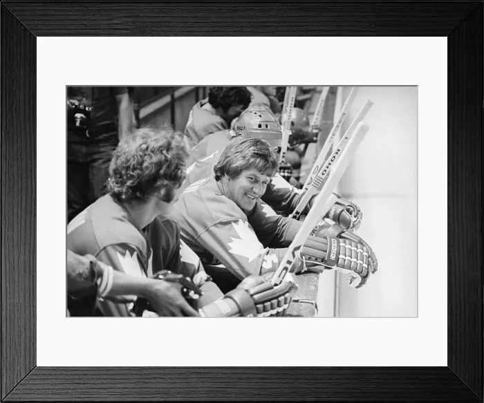 Framed Print : Canada Teammates Smiling Framed Print : Canada Teammates Smiling