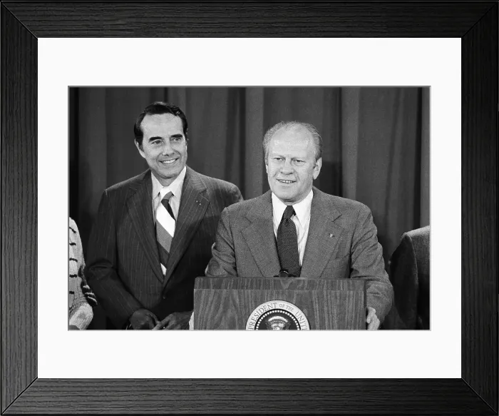 Framed Print : President Ford and Bob Dole Framed Print : President Ford and Bob Dole