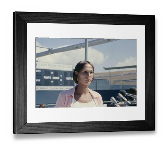 Framed Print : Dr Renee Richards