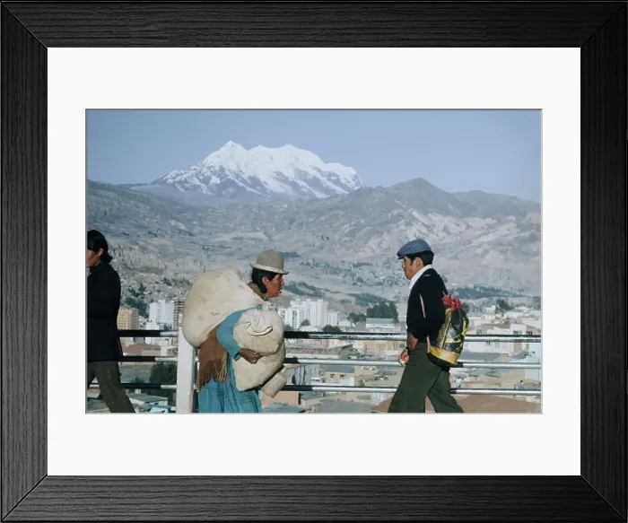 Framed Print : Mount Illimani, La Paz Framed Print : Mount Illimani, La Paz