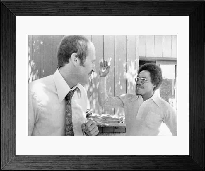 Framed Print : Three San Quentin Six Defendants Acquitted Framed Print : Three San Quentin Six Defendants Acquitted
