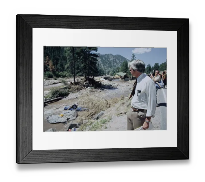 Framed Print : Flood Damage In Colorado Framed Print : Flood Damage In Colorado