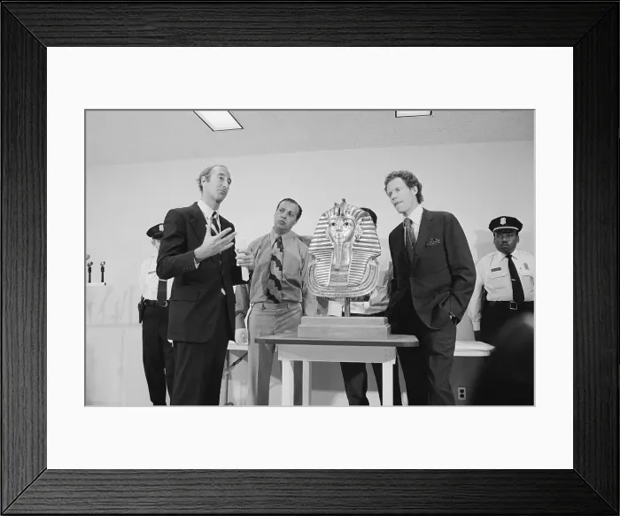 Framed Print : Thomas Hoving, Other Curators;King Tut Ma Framed Print : Thomas Hoving, Other Curators;King Tut Ma
