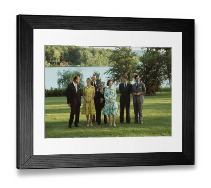 Framed Print : British Royal Family In Montreal, Canada Framed Print : British Royal Family In Montreal, Canada