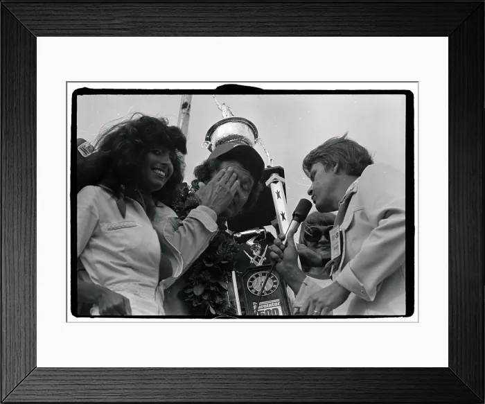 Framed Print : A Tired Richard Petty After Winning a Race Framed Print : A Tired Richard Petty After Winning a Race