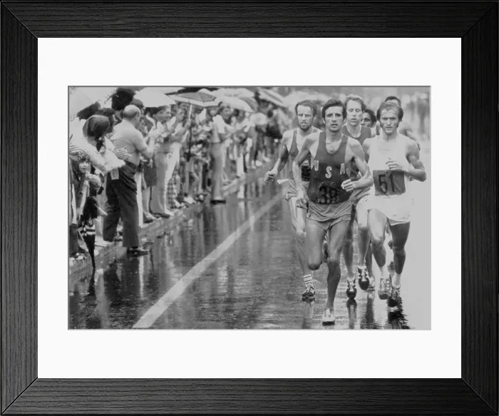 Framed Print : 1976 Olympics Marathon Runners Framed Print : 1976 Olympics Marathon Runners