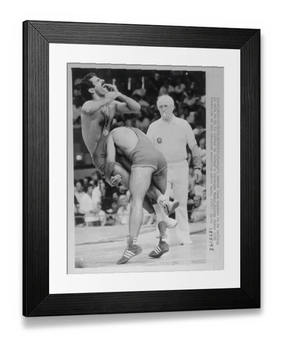 Framed Print : Choukri Lutviev and Benjamin Peterson Wrestling Framed Print : Choukri Lutviev and Benjamin Peterson Wrestling