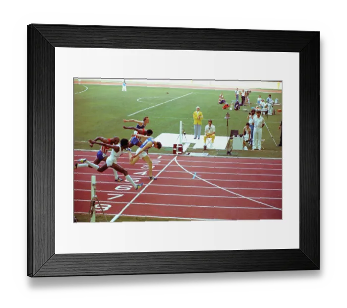 Framed Print : Runners Crossing a Finish Line Framed Print : Runners Crossing a Finish Line