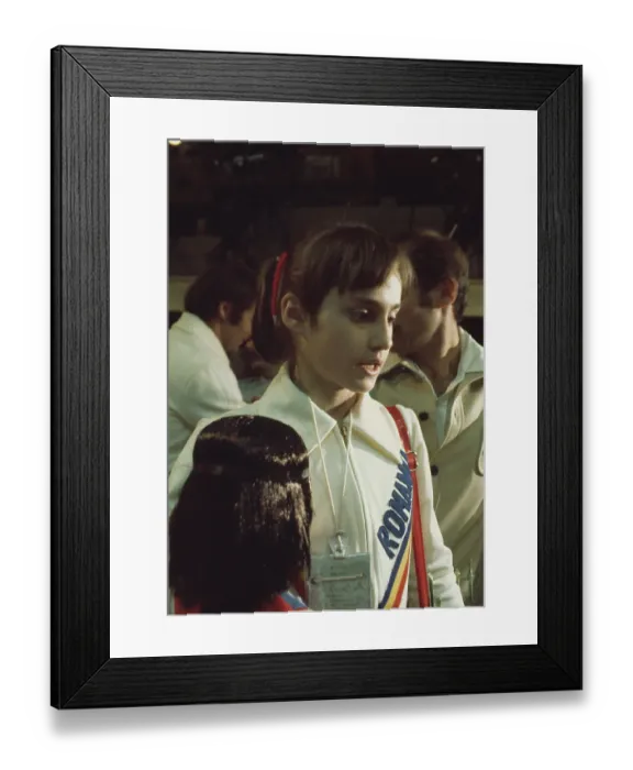 Framed Print : Romanian Gymnast Nadia Comaneci Framed Print : Romanian Gymnast Nadia Comaneci