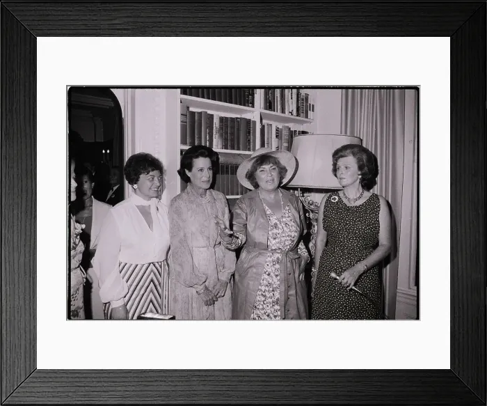 Framed Print : Bella Abzug, Kitty Carlisle & Friends Framed Print : Bella Abzug, Kitty Carlisle & Friends