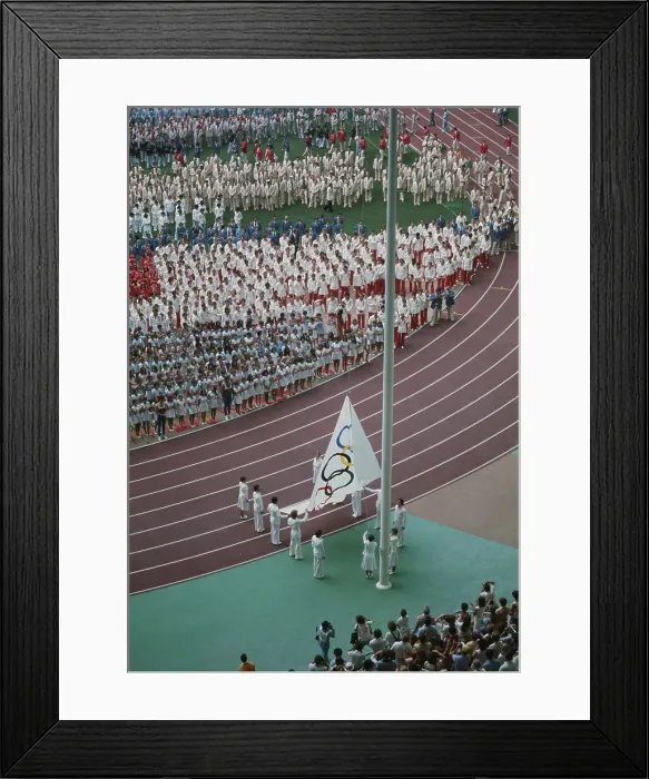 Framed Print : Opening Of Summer Olympics In Montreal, 1976 Framed Print : Opening Of Summer Olympics In Montreal, 1976