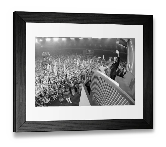 Framed Print : Jimmy Carter and Wife at Democratic Convention Framed Print : Jimmy Carter and Wife at Democratic Convention