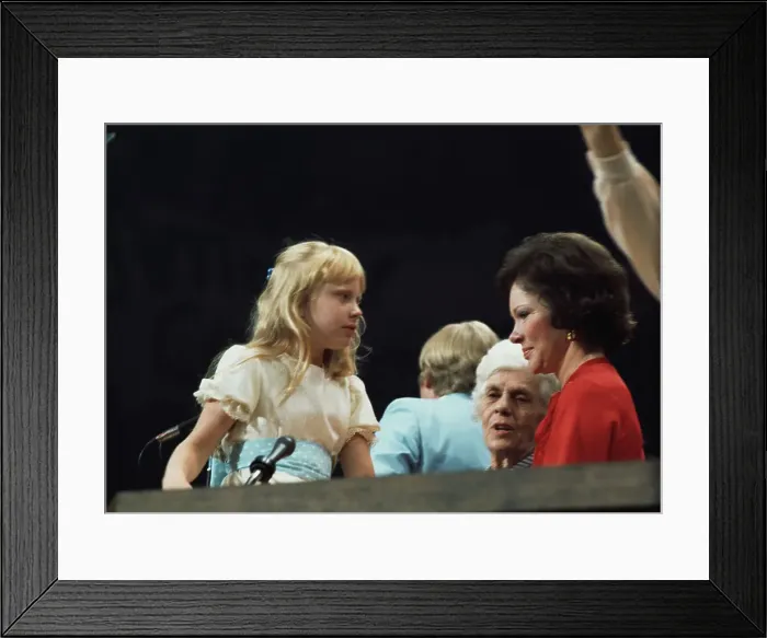 Framed Print : Carter Family At Democratic Convention Framed Print : Carter Family At Democratic Convention