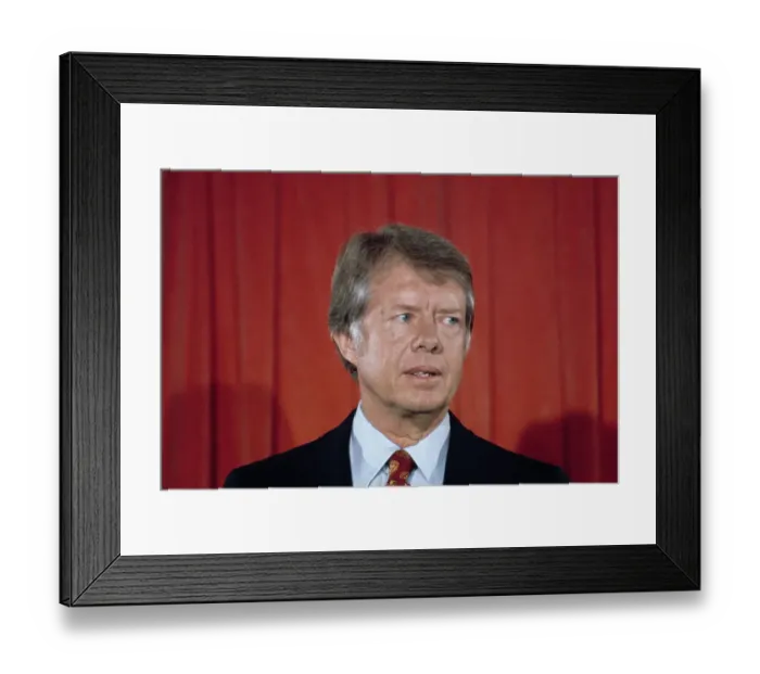Framed Print : Jimmy Carter Announces Running Mate Framed Print : Jimmy Carter Announces Running Mate