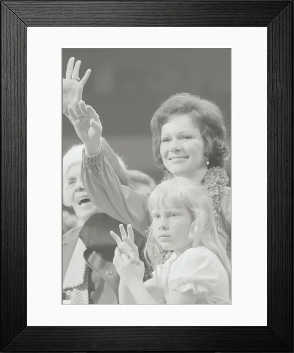 Framed Print : Jimmy Carter's Mother with Rosalynn and Amy Carter Framed Print : Jimmy Carter's Mother with Rosalynn and Amy Carter