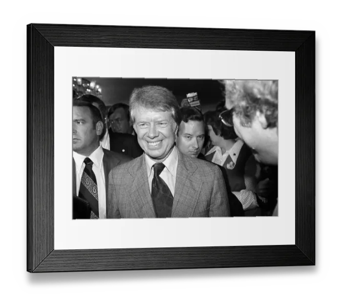 Framed Print : Smiling Jimmy Carter Framed Print : Smiling Jimmy Carter