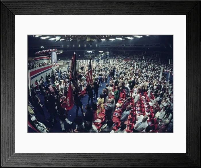 Framed Print : Opening Ceremony, Democratic National Convention