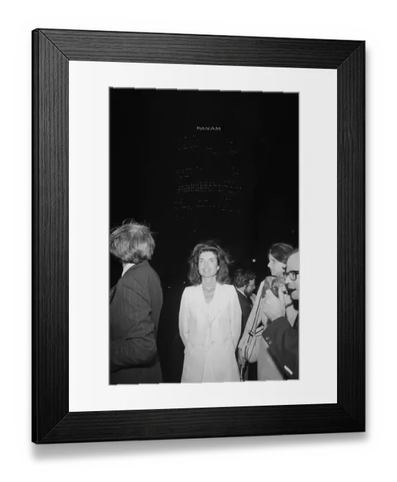Framed Print : Jacqueline Onassis Prepares To Turn