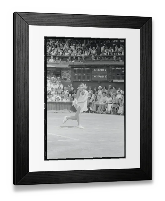 Framed Print : Chris Evert Playing Tennis Framed Print : Chris Evert Playing Tennis