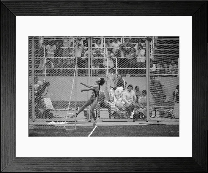 Framed Print : Bruce Jenner in Decathlon Action Framed Print : Bruce Jenner in Decathlon Action