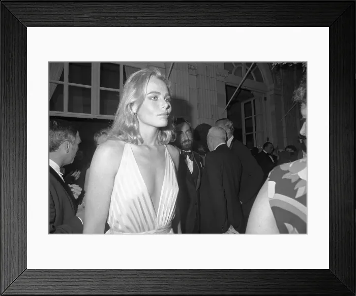 Framed Print : Actress Margaux Hemingway at Newport Party Framed Print : Actress Margaux Hemingway at Newport Party