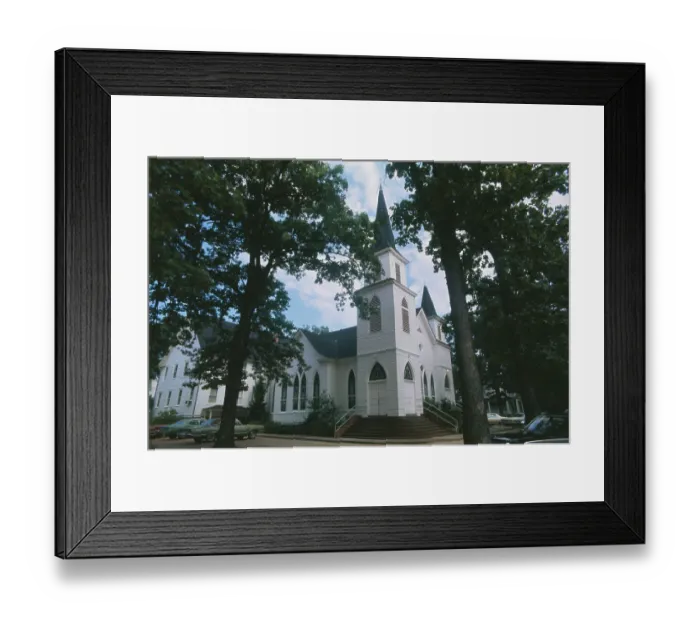 Framed Print : Plains Baptist Church