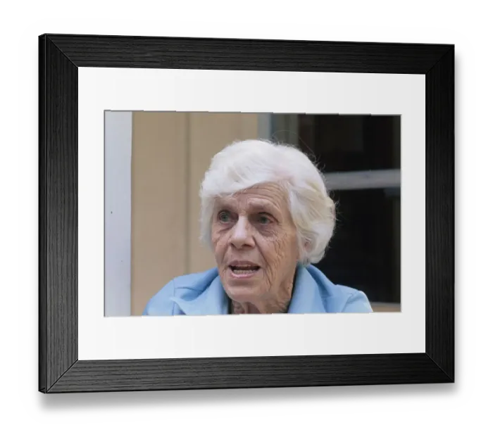Framed Print : Lillian Carter At Home