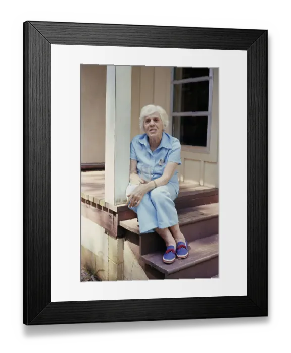 Framed Print : Lillian Carter At Home Framed Print : Lillian Carter At Home