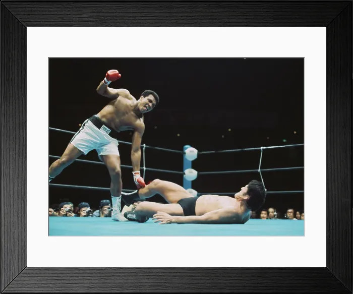Framed Print : Muhammad Ali And Antonio Inoki Framed Print : Muhammad Ali And Antonio Inoki