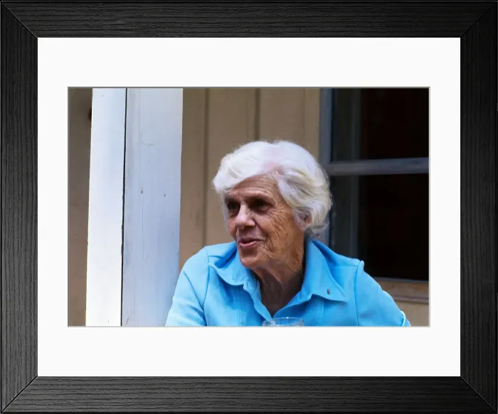 Framed Print : Portrait of Lillian Carter Framed Print : Portrait of Lillian Carter