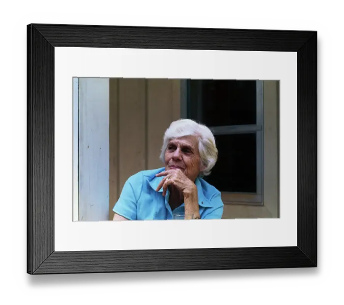 Framed Print : Portrait of Lillian Carter Framed Print : Portrait of Lillian Carter