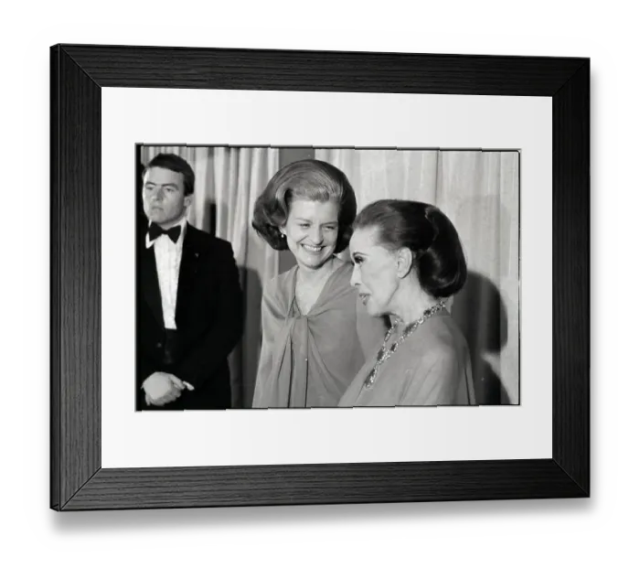 Framed Print : Betty Ford on Stage with Martha Graham Framed Print : Betty Ford on Stage with Martha Graham