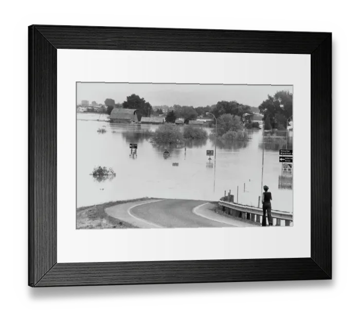 Framed Print : Interstate 15 Flooded Framed Print : Interstate 15 Flooded