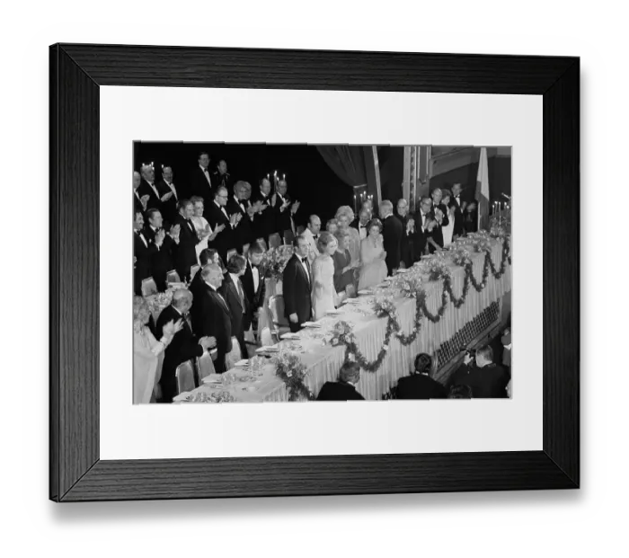 Framed Print : Edward Kennedy and Others at Formal Dinner Framed Print : Edward Kennedy and Others at Formal Dinner