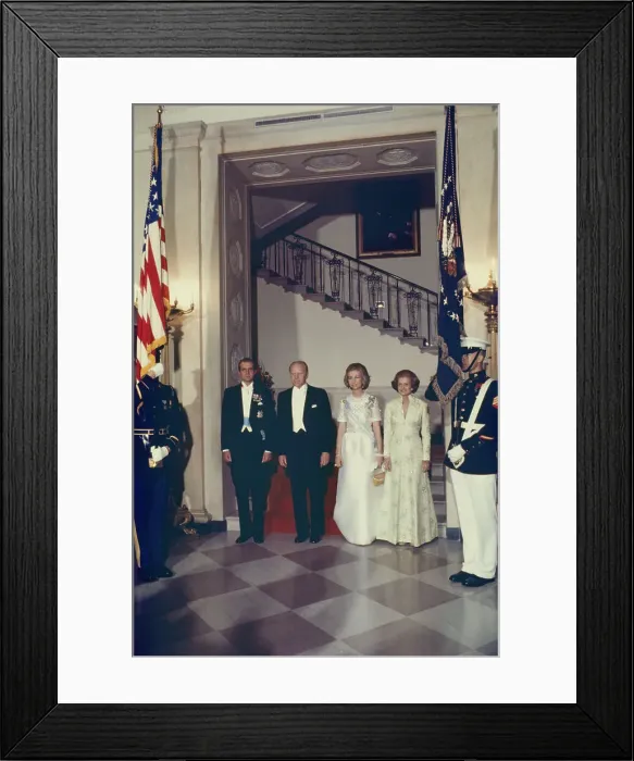 Framed Print : Spanish Royals At White House Framed Print : Spanish Royals At White House